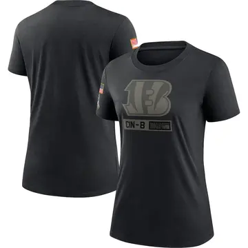 Women's Quenton Nelson 2020 Salute To Service Performance T-Shirt - Black -  Tshirtsedge