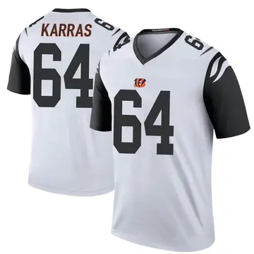 Ted Karras Signed Cincinnati Bengals Jersey (JSA) Super Bowl LI & LIII  Champion